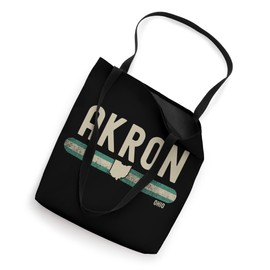 Akron OH | Ohio | Travel & 80s Style Tote Bag