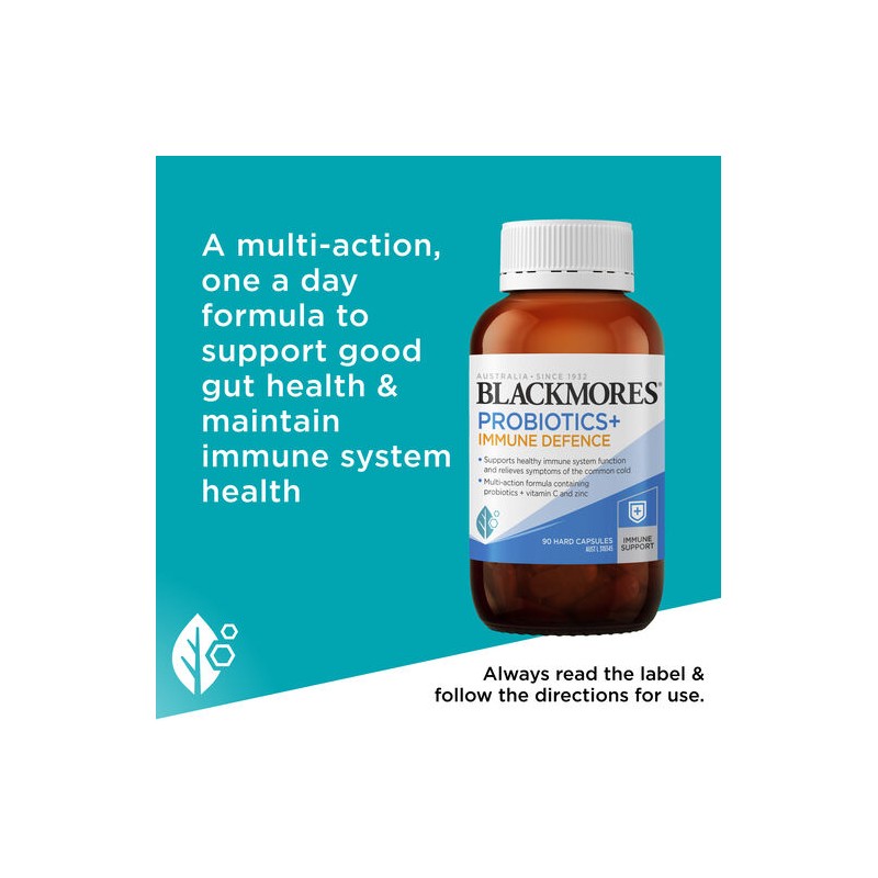 Blackmores Probiotics+ Immune Defence 90 Capsules