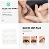 FOMIYES 4sets False Eyelashes Makeup Dense Eyelashes for Nightlife Photography