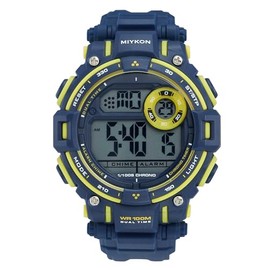 Miykon Women’s Sport Digital Chronograph Resin Watch (Navy Blue, 39mm)