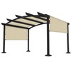 FLORALEAF 8'×12' Pergola Shade Cover Universal Replacement Canopy for Outdoor