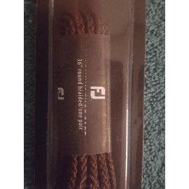 Foot Joy Premium Brown Shoelaces 36" round braided 32225 1 pair FootJoy FJ
