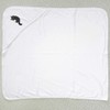 Azeeda 'Rollende Schwarze Katze' Baby-Kapuzentuch (HT00029542)