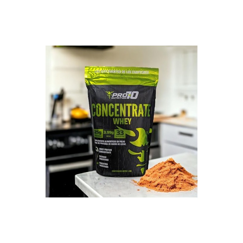 Concentrate Whey Protein 1 KG | 33 Servicios | Pro70