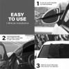 TOTMOX Car Windshield Cover All-Weather Windshield Snow Cover with Elastic