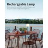 NEWSEE Outdoor Waterproof Cordless Table Lamp, 4000mAh Portable Rechargeable Battery