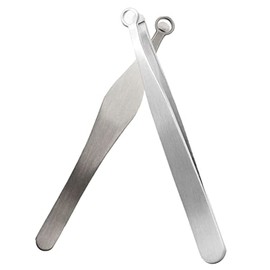 Stainless Steel Nose Hair Trimmer Set of 2 Manual Nose Hair Clippers for Men and Women Reusable Metal Precision Trimming Tool