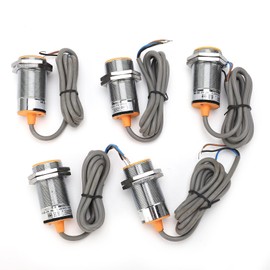 5Pcs Metal Inductive Switch Proximity Limit Sensor NPN 3‑Wire Normally Open LJ30A3‑10‑Z/BX