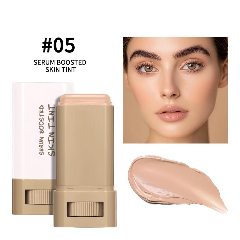 Wimode Foundation Stick Beauty Balm Serum Boost, Natural Makeup for