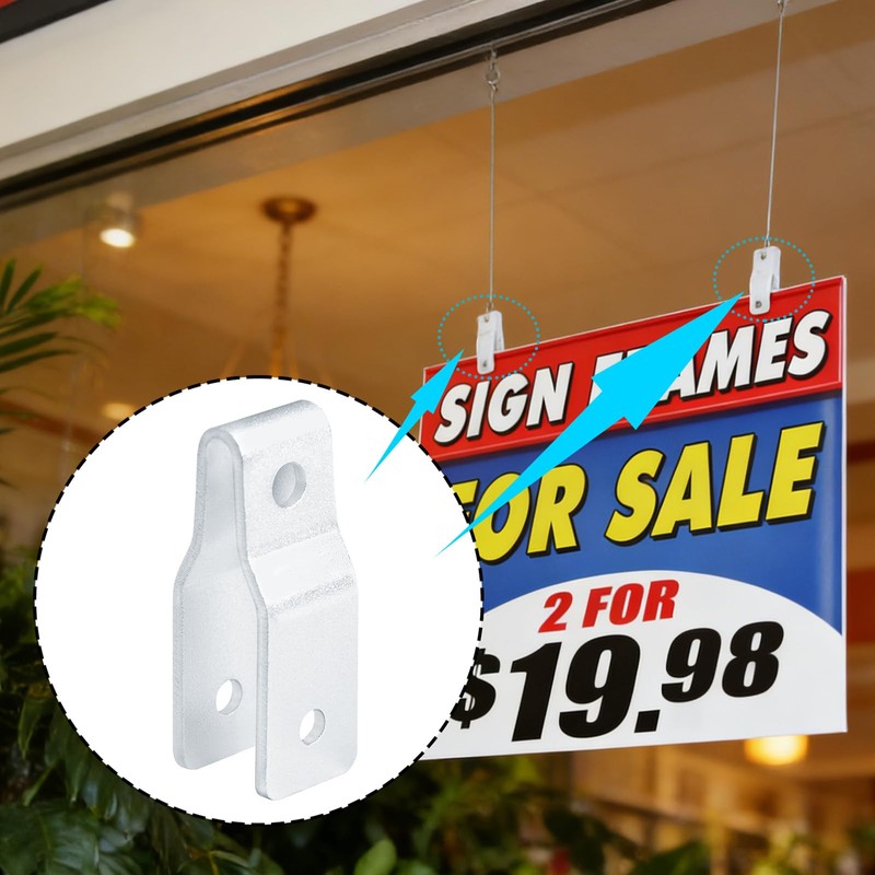 GBGS 10 Pack Sign Hanger fits 3/4" Substrat,for Ceiling Mounting