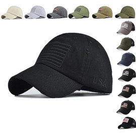 American Flag Hat Men Women Adjustable USA Baseball Cap Outdoors Trucker Baseball Cap