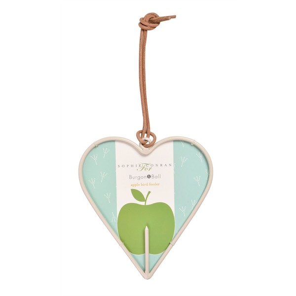 Burgon & Ball Sophie Conran Apple Bird Feeder Heart Design
