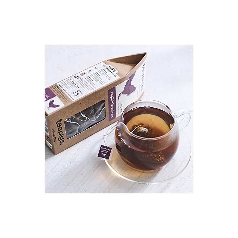 teapigs English Breakfast Tea, 1.76 Ounce, 15 Count (501)