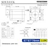 SOULUCK Nema 23 Stepper Motor 57x57x76mm Body 1.8 Stepper Angle