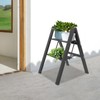2 Step Ladder,Aluminum Lightweight Folding 2 Step Stool with Anti-Slip