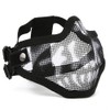 Metal Mesh Face Guard Tactics Half Cover Protective for Paintball