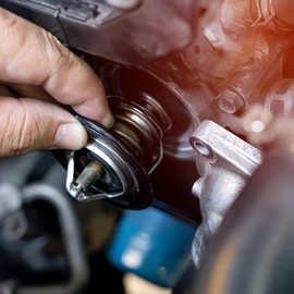 X AUTOHAUX Engine Coolant Thermostat Housing Assembly for Toyota Camry 2012-2016 RAV4 2013-2016 Venza 2013-2015 Highlander 2013-2015 90916-03129