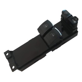 Twowinds Power Window Switchchrome plated, Left front door, A3 (1996-2000) Fabia I (1999-2008) Leon I (1999-2005) Golf 4 (1997-2006) B5 (1996-2005) 1J3959857AB