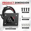 CASISPRO 48V Golf Cart Charger Receptacle for EZGO RXV &