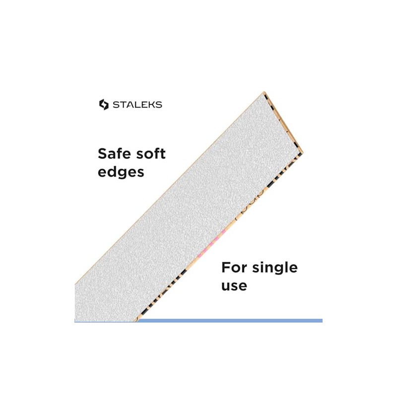 White Disposable papmAm Files for Straight Nail File Staleks Pro