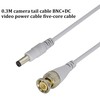 HCFeng BNC DC Video Power Cable BNC and DC Male