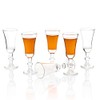 Cordial Glasses,1 OZ Lead-Free Limoncello Glasses, Clear Aperitif Glasses Set