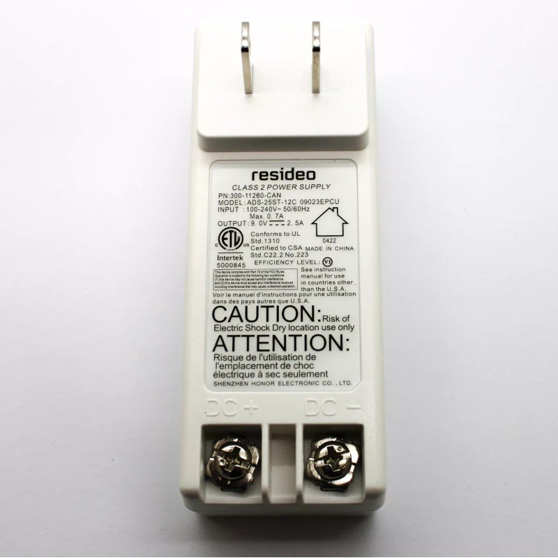 Honeywell Resideo 9V 2.5A Class 2 Power Supply ADS-25ST-12C 300-11260-CAN