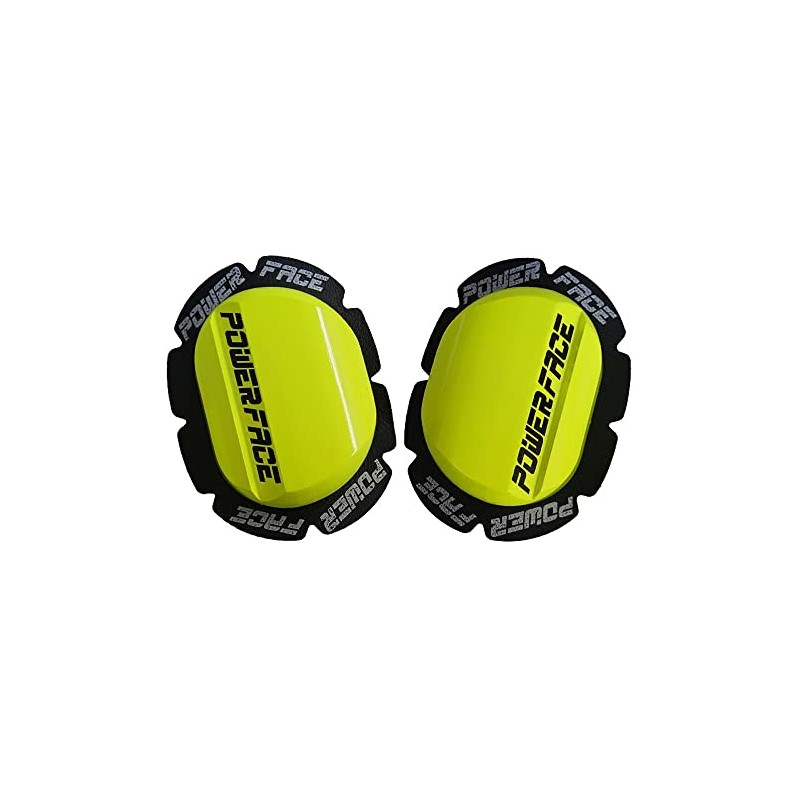 Power Face Wooden Knee Slider Classic Neon Yellow
