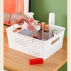 Plastic Storage Baskets 6 Pack,Small Pantry Organization and Storage,Basket Household