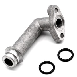 HAOTOM Aluminum Water Pump Coolant Pipe Joint For Linhai 260cc 300cc ATV UTV Engine Quad Replaces# 22817a