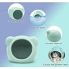 LuckyOpt Ceramic Hamster House, Cute Animal Shaped Hamster Cave, Summer