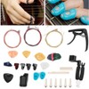 Guitar Accessories Kit Tuner Strings Changing Capo Picks Nail Cover