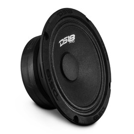 DS18 PRO-GM6.4 Loudspeaker - 6.5", Midrange, Black Steel Basket, 480W Max, 140W RMS, 4 Ohms - Premium Quality Audio Door Speakers for Car or Truck Stereo Sound System (1 Speaker)