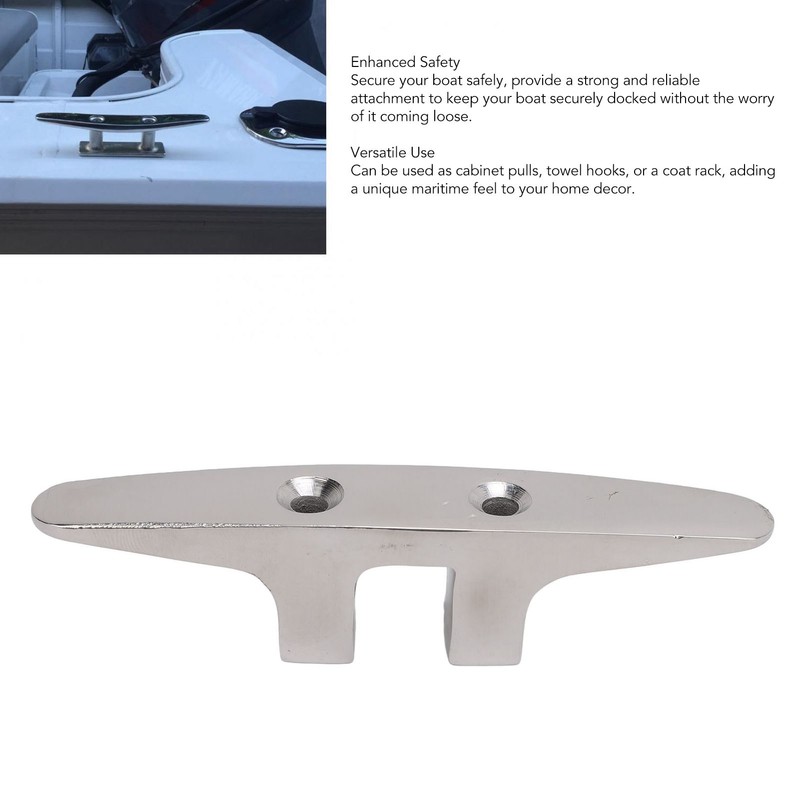 Boat Dock Cleat Stainless Steel Deck Rope Tie Down Anchor