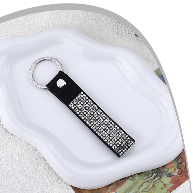 Bling Rhinestone Wristlet Keychain Wrist Strap Extended Wristlet Keychains Accessories