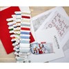 Letistitch Counted Christmas Stocking Snowman and Santa Cross Stitch Kit