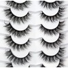 Pooplunch False Eyelashes Fluffy Cat Eye Look Wispy Fake Eyelashes
