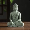 RemeeHi Stone Buddha Statue Decoration for Praying Good Luck Figurine