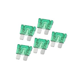 Partuto 5pcs Blade Style Fuses 30A Blade Style Fuses for Car Boat Green Replacement