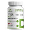 Ácido R-alfa Lipoico 600 Mg Con Benfotiamina 300 Mg 120
