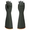 Heavy Latex Chemical Resistant Gloves - Reusable Long Rubber Dishwashing