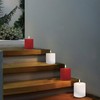 Bilymate White Wax Flameless Candles,Battery Operated LED Pillar Candles with