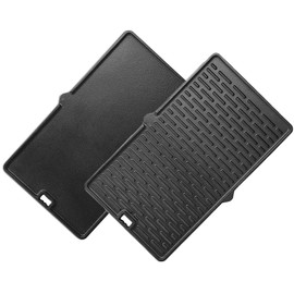 7404 Griddle Replacement Parts for Weber Summit 400 600 Series Cast Iron Reversible Grill Griddle Pan S-470 S-670 E-470 E-670 E-420 E-450 Summit Gold A/B/D A6/B6/C4/D4/D6 Flat Top Griddle Insert