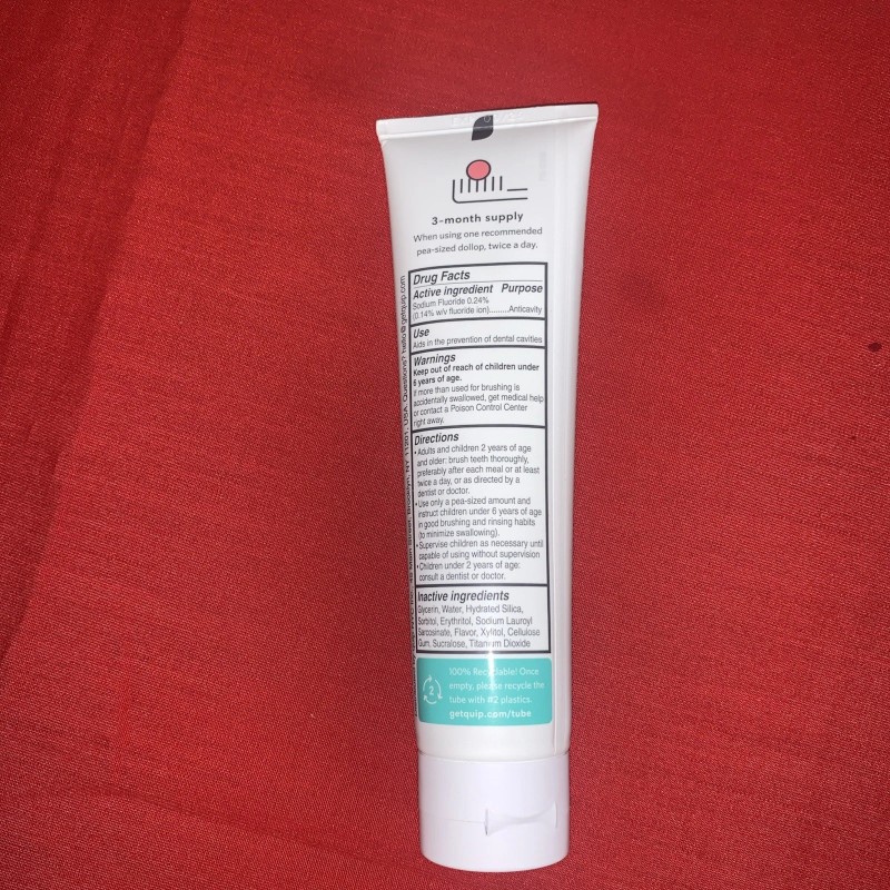 Quip Anticavity Fluoride Toothpaste • New and Sealed - Mint