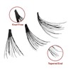 iENVY False Eyelashes Deep C Curl Individual Lashes Natural Finish