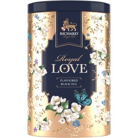 Tea RICHARD Royal Love Richard Royal Love (Bergamot & Cream) Leaf (Can), 2.8 oz (80 g) (Gold, 2.8 oz (80 g)