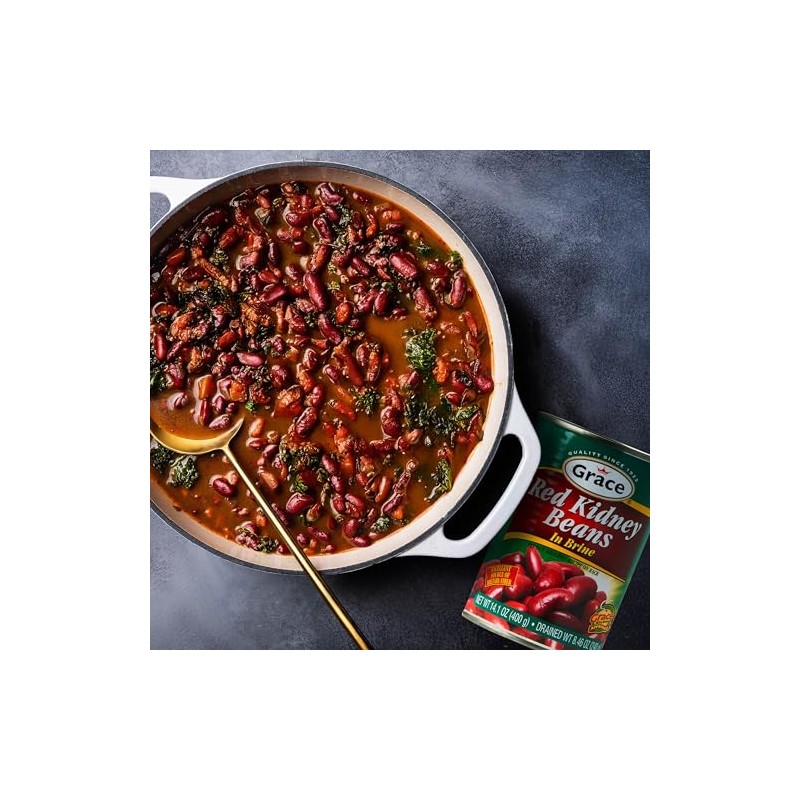Grace Dark Red Beans in Brine 15 oz - 2