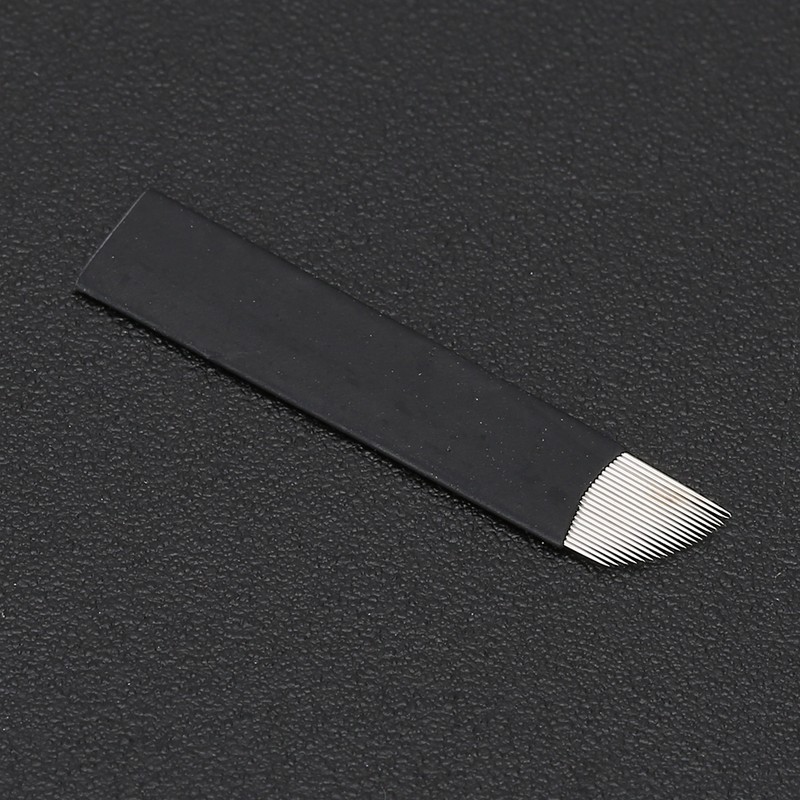 50pcs Eyebrow Microblading Needles Blade Fine Tattooing Permanent Makeup Blades