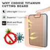 Titanium Cutting Board Double Sided Cutting Boards for Kitchen Non