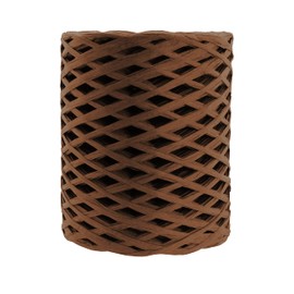 Mandala Crafts Brown Raffia Ribbon for Gift Wrapping - 100 Yards Natural Paper Straw Raffia String for Crafts, Bows, Decoration, Floral Arrangements, and DIY Projects